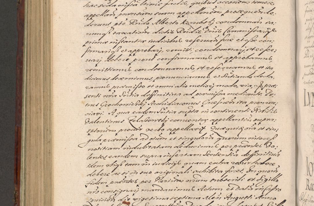 Zdjęcie nr 1026 dla obiektu archiwalnego: Acta actorum causarum sententiarum tam diffinitiuarum quam interloquutorisrum decretorum obligationum quietationum procuratorum constitutionum etc. etc. coram Reverendo Domino Paulo Dembski Dei et Apostolice Sedis Gratia Episcopalo Dicensis Suffraganeo Canonico Vicario in Spiritualibus et Officiali Generali Cracoviensis ad Annum Domini Millesimum Sexcentesimum Undecimum cuius indictio octava pontificatus Sanctissimi Domini Nostri Domini Pauli Divina Providentia Papae Vti foeliciter continuantur
