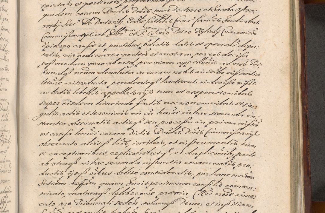 Zdjęcie nr 1025 dla obiektu archiwalnego: Acta actorum causarum sententiarum tam diffinitiuarum quam interloquutorisrum decretorum obligationum quietationum procuratorum constitutionum etc. etc. coram Reverendo Domino Paulo Dembski Dei et Apostolice Sedis Gratia Episcopalo Dicensis Suffraganeo Canonico Vicario in Spiritualibus et Officiali Generali Cracoviensis ad Annum Domini Millesimum Sexcentesimum Undecimum cuius indictio octava pontificatus Sanctissimi Domini Nostri Domini Pauli Divina Providentia Papae Vti foeliciter continuantur