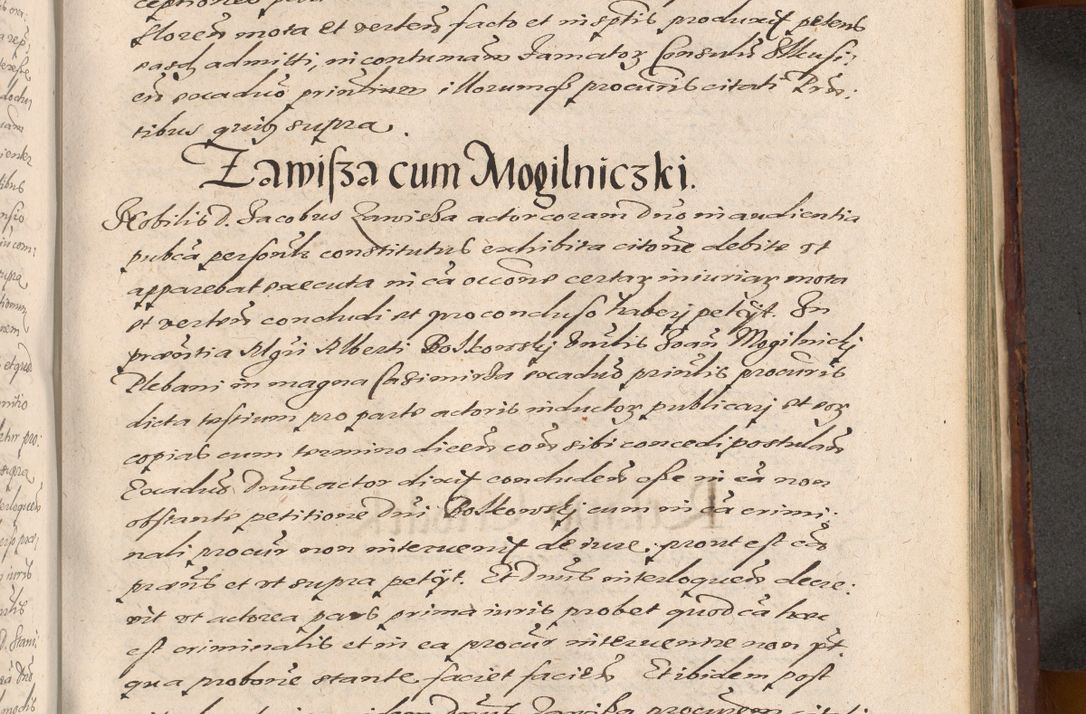 Zdjęcie nr 1021 dla obiektu archiwalnego: Acta actorum causarum sententiarum tam diffinitiuarum quam interloquutorisrum decretorum obligationum quietationum procuratorum constitutionum etc. etc. coram Reverendo Domino Paulo Dembski Dei et Apostolice Sedis Gratia Episcopalo Dicensis Suffraganeo Canonico Vicario in Spiritualibus et Officiali Generali Cracoviensis ad Annum Domini Millesimum Sexcentesimum Undecimum cuius indictio octava pontificatus Sanctissimi Domini Nostri Domini Pauli Divina Providentia Papae Vti foeliciter continuantur