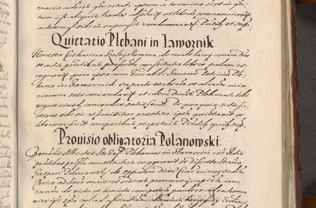 Zdjęcie nr 1017 dla obiektu archiwalnego: Acta actorum causarum sententiarum tam diffinitiuarum quam interloquutorisrum decretorum obligationum quietationum procuratorum constitutionum etc. etc. coram Reverendo Domino Paulo Dembski Dei et Apostolice Sedis Gratia Episcopalo Dicensis Suffraganeo Canonico Vicario in Spiritualibus et Officiali Generali Cracoviensis ad Annum Domini Millesimum Sexcentesimum Undecimum cuius indictio octava pontificatus Sanctissimi Domini Nostri Domini Pauli Divina Providentia Papae Vti foeliciter continuantur