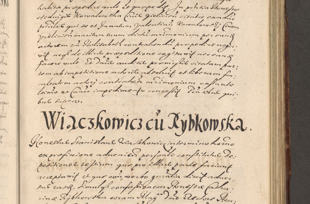 Zdjęcie nr 389 dla obiektu archiwalnego: Illustrissimo et Reverendissimo in Christo Patre Domino Domino Petro Tylicki Dei et Apostolice Sedis Gratia Episcopo Cracoviensis Duce Severiensis Acta actorum causarum sententiarum tam interloquutoriarum quam definitivarum decretorum obligationum, quietationum, recognitionum, constitutionum procuratorum etc. etc. coram Admodum Reverendo Domino Thoma Oborski I. V. Doctore Canonico Vicario in Spiritualibus et Officiali generali Cracoviensis in anno Domini Millesimo Sexcentessimo Decimoquarto Cuius Indictio duodecima Pontificus SS. D. N. D. Pauli Divina providentia Papae quinti Anno decimo foeliciter incipiunt