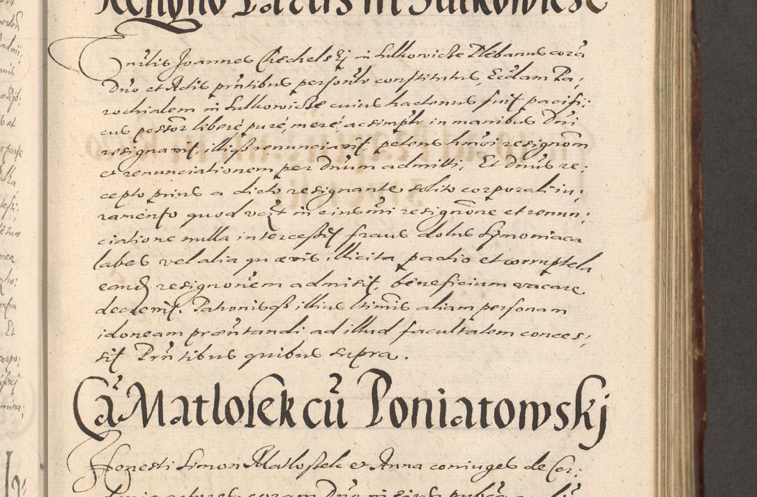Zdjęcie nr 371 dla obiektu archiwalnego: Illustrissimo et Reverendissimo in Christo Patre Domino Domino Petro Tylicki Dei et Apostolice Sedis Gratia Episcopo Cracoviensis Duce Severiensis Acta actorum causarum sententiarum tam interloquutoriarum quam definitivarum decretorum obligationum, quietationum, recognitionum, constitutionum procuratorum etc. etc. coram Admodum Reverendo Domino Thoma Oborski I. V. Doctore Canonico Vicario in Spiritualibus et Officiali generali Cracoviensis in anno Domini Millesimo Sexcentessimo Decimoquarto Cuius Indictio duodecima Pontificus SS. D. N. D. Pauli Divina providentia Papae quinti Anno decimo foeliciter incipiunt