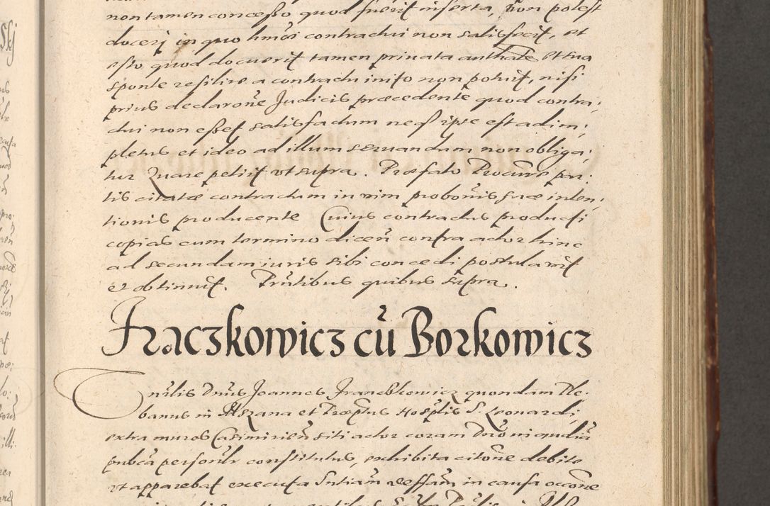 Zdjęcie nr 355 dla obiektu archiwalnego: Illustrissimo et Reverendissimo in Christo Patre Domino Domino Petro Tylicki Dei et Apostolice Sedis Gratia Episcopo Cracoviensis Duce Severiensis Acta actorum causarum sententiarum tam interloquutoriarum quam definitivarum decretorum obligationum, quietationum, recognitionum, constitutionum procuratorum etc. etc. coram Admodum Reverendo Domino Thoma Oborski I. V. Doctore Canonico Vicario in Spiritualibus et Officiali generali Cracoviensis in anno Domini Millesimo Sexcentessimo Decimoquarto Cuius Indictio duodecima Pontificus SS. D. N. D. Pauli Divina providentia Papae quinti Anno decimo foeliciter incipiunt