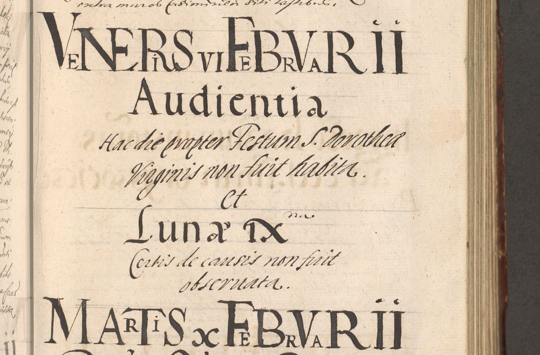 Zdjęcie nr 343 dla obiektu archiwalnego: Illustrissimo et Reverendissimo in Christo Patre Domino Domino Petro Tylicki Dei et Apostolice Sedis Gratia Episcopo Cracoviensis Duce Severiensis Acta actorum causarum sententiarum tam interloquutoriarum quam definitivarum decretorum obligationum, quietationum, recognitionum, constitutionum procuratorum etc. etc. coram Admodum Reverendo Domino Thoma Oborski I. V. Doctore Canonico Vicario in Spiritualibus et Officiali generali Cracoviensis in anno Domini Millesimo Sexcentessimo Decimoquarto Cuius Indictio duodecima Pontificus SS. D. N. D. Pauli Divina providentia Papae quinti Anno decimo foeliciter incipiunt