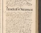 Zdjęcie nr 323 dla obiektu archiwalnego: Illustrissimo et Reverendissimo in Christo Patre Domino Domino Petro Tylicki Dei et Apostolice Sedis Gratia Episcopo Cracoviensis Duce Severiensis Acta actorum causarum sententiarum tam interloquutoriarum quam definitivarum decretorum obligationum, quietationum, recognitionum, constitutionum procuratorum etc. etc. coram Admodum Reverendo Domino Thoma Oborski I. V. Doctore Canonico Vicario in Spiritualibus et Officiali generali Cracoviensis in anno Domini Millesimo Sexcentessimo Decimoquarto Cuius Indictio duodecima Pontificus SS. D. N. D. Pauli Divina providentia Papae quinti Anno decimo foeliciter incipiunt