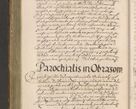 Zdjęcie nr 316 dla obiektu archiwalnego: Illustrissimo et Reverendissimo in Christo Patre Domino Domino Petro Tylicki Dei et Apostolice Sedis Gratia Episcopo Cracoviensis Duce Severiensis Acta actorum causarum sententiarum tam interloquutoriarum quam definitivarum decretorum obligationum, quietationum, recognitionum, constitutionum procuratorum etc. etc. coram Admodum Reverendo Domino Thoma Oborski I. V. Doctore Canonico Vicario in Spiritualibus et Officiali generali Cracoviensis in anno Domini Millesimo Sexcentessimo Decimoquarto Cuius Indictio duodecima Pontificus SS. D. N. D. Pauli Divina providentia Papae quinti Anno decimo foeliciter incipiunt