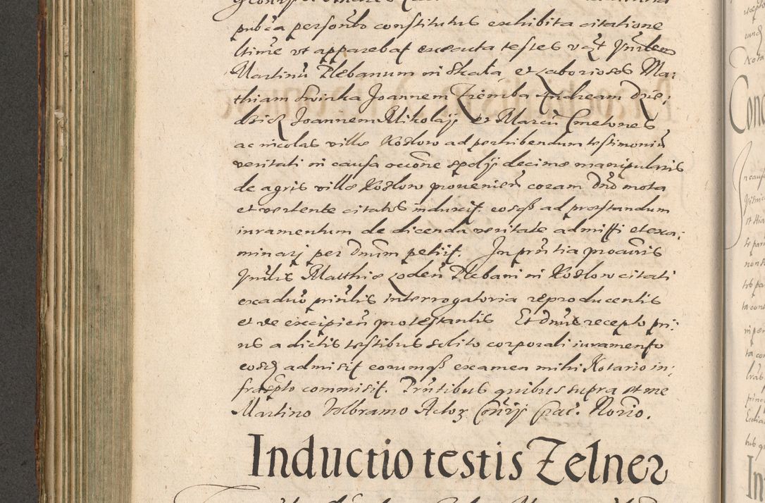 Zdjęcie nr 302 dla obiektu archiwalnego: Illustrissimo et Reverendissimo in Christo Patre Domino Domino Petro Tylicki Dei et Apostolice Sedis Gratia Episcopo Cracoviensis Duce Severiensis Acta actorum causarum sententiarum tam interloquutoriarum quam definitivarum decretorum obligationum, quietationum, recognitionum, constitutionum procuratorum etc. etc. coram Admodum Reverendo Domino Thoma Oborski I. V. Doctore Canonico Vicario in Spiritualibus et Officiali generali Cracoviensis in anno Domini Millesimo Sexcentessimo Decimoquarto Cuius Indictio duodecima Pontificus SS. D. N. D. Pauli Divina providentia Papae quinti Anno decimo foeliciter incipiunt