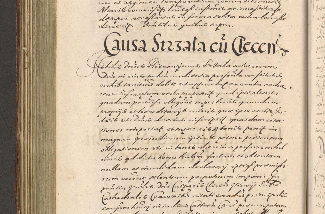 Zdjęcie nr 290 dla obiektu archiwalnego: Illustrissimo et Reverendissimo in Christo Patre Domino Domino Petro Tylicki Dei et Apostolice Sedis Gratia Episcopo Cracoviensis Duce Severiensis Acta actorum causarum sententiarum tam interloquutoriarum quam definitivarum decretorum obligationum, quietationum, recognitionum, constitutionum procuratorum etc. etc. coram Admodum Reverendo Domino Thoma Oborski I. V. Doctore Canonico Vicario in Spiritualibus et Officiali generali Cracoviensis in anno Domini Millesimo Sexcentessimo Decimoquarto Cuius Indictio duodecima Pontificus SS. D. N. D. Pauli Divina providentia Papae quinti Anno decimo foeliciter incipiunt