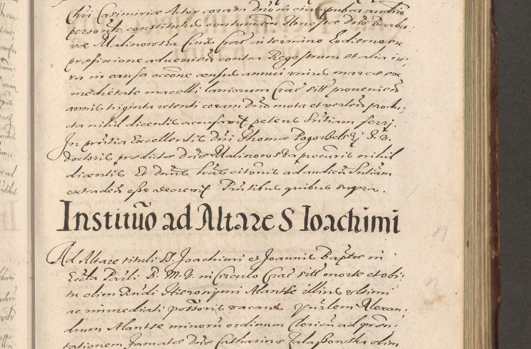 Zdjęcie nr 281 dla obiektu archiwalnego: Illustrissimo et Reverendissimo in Christo Patre Domino Domino Petro Tylicki Dei et Apostolice Sedis Gratia Episcopo Cracoviensis Duce Severiensis Acta actorum causarum sententiarum tam interloquutoriarum quam definitivarum decretorum obligationum, quietationum, recognitionum, constitutionum procuratorum etc. etc. coram Admodum Reverendo Domino Thoma Oborski I. V. Doctore Canonico Vicario in Spiritualibus et Officiali generali Cracoviensis in anno Domini Millesimo Sexcentessimo Decimoquarto Cuius Indictio duodecima Pontificus SS. D. N. D. Pauli Divina providentia Papae quinti Anno decimo foeliciter incipiunt