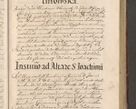 Zdjęcie nr 281 dla obiektu archiwalnego: Illustrissimo et Reverendissimo in Christo Patre Domino Domino Petro Tylicki Dei et Apostolice Sedis Gratia Episcopo Cracoviensis Duce Severiensis Acta actorum causarum sententiarum tam interloquutoriarum quam definitivarum decretorum obligationum, quietationum, recognitionum, constitutionum procuratorum etc. etc. coram Admodum Reverendo Domino Thoma Oborski I. V. Doctore Canonico Vicario in Spiritualibus et Officiali generali Cracoviensis in anno Domini Millesimo Sexcentessimo Decimoquarto Cuius Indictio duodecima Pontificus SS. D. N. D. Pauli Divina providentia Papae quinti Anno decimo foeliciter incipiunt