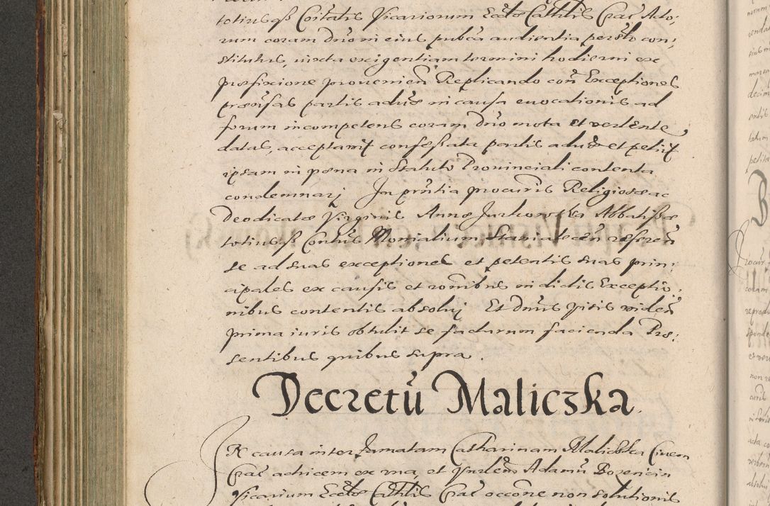 Zdjęcie nr 272 dla obiektu archiwalnego: Illustrissimo et Reverendissimo in Christo Patre Domino Domino Petro Tylicki Dei et Apostolice Sedis Gratia Episcopo Cracoviensis Duce Severiensis Acta actorum causarum sententiarum tam interloquutoriarum quam definitivarum decretorum obligationum, quietationum, recognitionum, constitutionum procuratorum etc. etc. coram Admodum Reverendo Domino Thoma Oborski I. V. Doctore Canonico Vicario in Spiritualibus et Officiali generali Cracoviensis in anno Domini Millesimo Sexcentessimo Decimoquarto Cuius Indictio duodecima Pontificus SS. D. N. D. Pauli Divina providentia Papae quinti Anno decimo foeliciter incipiunt