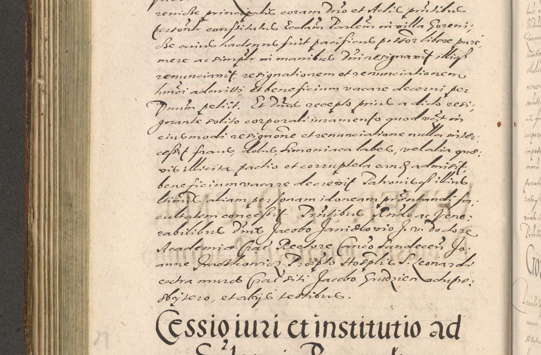 Zdjęcie nr 268 dla obiektu archiwalnego: Illustrissimo et Reverendissimo in Christo Patre Domino Domino Petro Tylicki Dei et Apostolice Sedis Gratia Episcopo Cracoviensis Duce Severiensis Acta actorum causarum sententiarum tam interloquutoriarum quam definitivarum decretorum obligationum, quietationum, recognitionum, constitutionum procuratorum etc. etc. coram Admodum Reverendo Domino Thoma Oborski I. V. Doctore Canonico Vicario in Spiritualibus et Officiali generali Cracoviensis in anno Domini Millesimo Sexcentessimo Decimoquarto Cuius Indictio duodecima Pontificus SS. D. N. D. Pauli Divina providentia Papae quinti Anno decimo foeliciter incipiunt