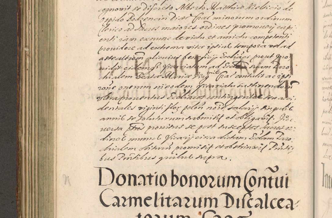 Zdjęcie nr 254 dla obiektu archiwalnego: Illustrissimo et Reverendissimo in Christo Patre Domino Domino Petro Tylicki Dei et Apostolice Sedis Gratia Episcopo Cracoviensis Duce Severiensis Acta actorum causarum sententiarum tam interloquutoriarum quam definitivarum decretorum obligationum, quietationum, recognitionum, constitutionum procuratorum etc. etc. coram Admodum Reverendo Domino Thoma Oborski I. V. Doctore Canonico Vicario in Spiritualibus et Officiali generali Cracoviensis in anno Domini Millesimo Sexcentessimo Decimoquarto Cuius Indictio duodecima Pontificus SS. D. N. D. Pauli Divina providentia Papae quinti Anno decimo foeliciter incipiunt