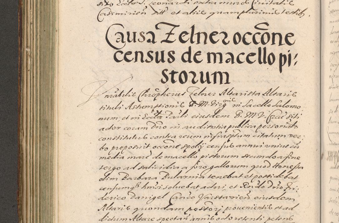 Zdjęcie nr 246 dla obiektu archiwalnego: Illustrissimo et Reverendissimo in Christo Patre Domino Domino Petro Tylicki Dei et Apostolice Sedis Gratia Episcopo Cracoviensis Duce Severiensis Acta actorum causarum sententiarum tam interloquutoriarum quam definitivarum decretorum obligationum, quietationum, recognitionum, constitutionum procuratorum etc. etc. coram Admodum Reverendo Domino Thoma Oborski I. V. Doctore Canonico Vicario in Spiritualibus et Officiali generali Cracoviensis in anno Domini Millesimo Sexcentessimo Decimoquarto Cuius Indictio duodecima Pontificus SS. D. N. D. Pauli Divina providentia Papae quinti Anno decimo foeliciter incipiunt