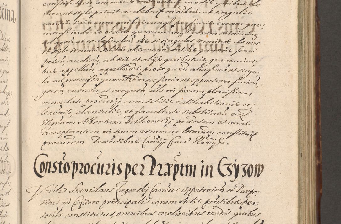 Zdjęcie nr 243 dla obiektu archiwalnego: Illustrissimo et Reverendissimo in Christo Patre Domino Domino Petro Tylicki Dei et Apostolice Sedis Gratia Episcopo Cracoviensis Duce Severiensis Acta actorum causarum sententiarum tam interloquutoriarum quam definitivarum decretorum obligationum, quietationum, recognitionum, constitutionum procuratorum etc. etc. coram Admodum Reverendo Domino Thoma Oborski I. V. Doctore Canonico Vicario in Spiritualibus et Officiali generali Cracoviensis in anno Domini Millesimo Sexcentessimo Decimoquarto Cuius Indictio duodecima Pontificus SS. D. N. D. Pauli Divina providentia Papae quinti Anno decimo foeliciter incipiunt