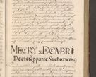 Zdjęcie nr 237 dla obiektu archiwalnego: Illustrissimo et Reverendissimo in Christo Patre Domino Domino Petro Tylicki Dei et Apostolice Sedis Gratia Episcopo Cracoviensis Duce Severiensis Acta actorum causarum sententiarum tam interloquutoriarum quam definitivarum decretorum obligationum, quietationum, recognitionum, constitutionum procuratorum etc. etc. coram Admodum Reverendo Domino Thoma Oborski I. V. Doctore Canonico Vicario in Spiritualibus et Officiali generali Cracoviensis in anno Domini Millesimo Sexcentessimo Decimoquarto Cuius Indictio duodecima Pontificus SS. D. N. D. Pauli Divina providentia Papae quinti Anno decimo foeliciter incipiunt
