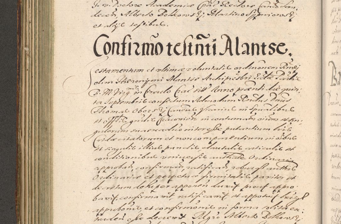 Zdjęcie nr 234 dla obiektu archiwalnego: Illustrissimo et Reverendissimo in Christo Patre Domino Domino Petro Tylicki Dei et Apostolice Sedis Gratia Episcopo Cracoviensis Duce Severiensis Acta actorum causarum sententiarum tam interloquutoriarum quam definitivarum decretorum obligationum, quietationum, recognitionum, constitutionum procuratorum etc. etc. coram Admodum Reverendo Domino Thoma Oborski I. V. Doctore Canonico Vicario in Spiritualibus et Officiali generali Cracoviensis in anno Domini Millesimo Sexcentessimo Decimoquarto Cuius Indictio duodecima Pontificus SS. D. N. D. Pauli Divina providentia Papae quinti Anno decimo foeliciter incipiunt
