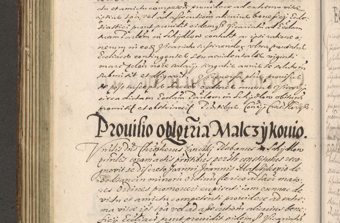 Zdjęcie nr 226 dla obiektu archiwalnego: Illustrissimo et Reverendissimo in Christo Patre Domino Domino Petro Tylicki Dei et Apostolice Sedis Gratia Episcopo Cracoviensis Duce Severiensis Acta actorum causarum sententiarum tam interloquutoriarum quam definitivarum decretorum obligationum, quietationum, recognitionum, constitutionum procuratorum etc. etc. coram Admodum Reverendo Domino Thoma Oborski I. V. Doctore Canonico Vicario in Spiritualibus et Officiali generali Cracoviensis in anno Domini Millesimo Sexcentessimo Decimoquarto Cuius Indictio duodecima Pontificus SS. D. N. D. Pauli Divina providentia Papae quinti Anno decimo foeliciter incipiunt