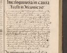 Zdjęcie nr 227 dla obiektu archiwalnego: Illustrissimo et Reverendissimo in Christo Patre Domino Domino Petro Tylicki Dei et Apostolice Sedis Gratia Episcopo Cracoviensis Duce Severiensis Acta actorum causarum sententiarum tam interloquutoriarum quam definitivarum decretorum obligationum, quietationum, recognitionum, constitutionum procuratorum etc. etc. coram Admodum Reverendo Domino Thoma Oborski I. V. Doctore Canonico Vicario in Spiritualibus et Officiali generali Cracoviensis in anno Domini Millesimo Sexcentessimo Decimoquarto Cuius Indictio duodecima Pontificus SS. D. N. D. Pauli Divina providentia Papae quinti Anno decimo foeliciter incipiunt