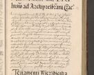 Zdjęcie nr 219 dla obiektu archiwalnego: Illustrissimo et Reverendissimo in Christo Patre Domino Domino Petro Tylicki Dei et Apostolice Sedis Gratia Episcopo Cracoviensis Duce Severiensis Acta actorum causarum sententiarum tam interloquutoriarum quam definitivarum decretorum obligationum, quietationum, recognitionum, constitutionum procuratorum etc. etc. coram Admodum Reverendo Domino Thoma Oborski I. V. Doctore Canonico Vicario in Spiritualibus et Officiali generali Cracoviensis in anno Domini Millesimo Sexcentessimo Decimoquarto Cuius Indictio duodecima Pontificus SS. D. N. D. Pauli Divina providentia Papae quinti Anno decimo foeliciter incipiunt