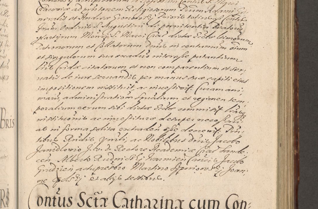 Zdjęcie nr 197 dla obiektu archiwalnego: Illustrissimo et Reverendissimo in Christo Patre Domino Domino Petro Tylicki Dei et Apostolice Sedis Gratia Episcopo Cracoviensis Duce Severiensis Acta actorum causarum sententiarum tam interloquutoriarum quam definitivarum decretorum obligationum, quietationum, recognitionum, constitutionum procuratorum etc. etc. coram Admodum Reverendo Domino Thoma Oborski I. V. Doctore Canonico Vicario in Spiritualibus et Officiali generali Cracoviensis in anno Domini Millesimo Sexcentessimo Decimoquarto Cuius Indictio duodecima Pontificus SS. D. N. D. Pauli Divina providentia Papae quinti Anno decimo foeliciter incipiunt