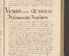 Zdjęcie nr 185 dla obiektu archiwalnego: Illustrissimo et Reverendissimo in Christo Patre Domino Domino Petro Tylicki Dei et Apostolice Sedis Gratia Episcopo Cracoviensis Duce Severiensis Acta actorum causarum sententiarum tam interloquutoriarum quam definitivarum decretorum obligationum, quietationum, recognitionum, constitutionum procuratorum etc. etc. coram Admodum Reverendo Domino Thoma Oborski I. V. Doctore Canonico Vicario in Spiritualibus et Officiali generali Cracoviensis in anno Domini Millesimo Sexcentessimo Decimoquarto Cuius Indictio duodecima Pontificus SS. D. N. D. Pauli Divina providentia Papae quinti Anno decimo foeliciter incipiunt