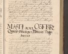 Zdjęcie nr 183 dla obiektu archiwalnego: Illustrissimo et Reverendissimo in Christo Patre Domino Domino Petro Tylicki Dei et Apostolice Sedis Gratia Episcopo Cracoviensis Duce Severiensis Acta actorum causarum sententiarum tam interloquutoriarum quam definitivarum decretorum obligationum, quietationum, recognitionum, constitutionum procuratorum etc. etc. coram Admodum Reverendo Domino Thoma Oborski I. V. Doctore Canonico Vicario in Spiritualibus et Officiali generali Cracoviensis in anno Domini Millesimo Sexcentessimo Decimoquarto Cuius Indictio duodecima Pontificus SS. D. N. D. Pauli Divina providentia Papae quinti Anno decimo foeliciter incipiunt