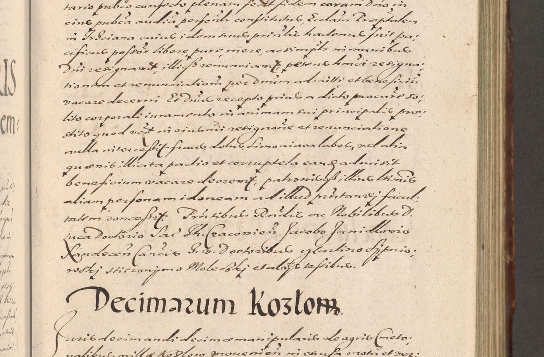 Zdjęcie nr 177 dla obiektu archiwalnego: Illustrissimo et Reverendissimo in Christo Patre Domino Domino Petro Tylicki Dei et Apostolice Sedis Gratia Episcopo Cracoviensis Duce Severiensis Acta actorum causarum sententiarum tam interloquutoriarum quam definitivarum decretorum obligationum, quietationum, recognitionum, constitutionum procuratorum etc. etc. coram Admodum Reverendo Domino Thoma Oborski I. V. Doctore Canonico Vicario in Spiritualibus et Officiali generali Cracoviensis in anno Domini Millesimo Sexcentessimo Decimoquarto Cuius Indictio duodecima Pontificus SS. D. N. D. Pauli Divina providentia Papae quinti Anno decimo foeliciter incipiunt