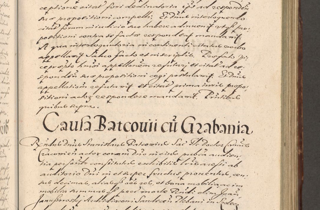 Zdjęcie nr 171 dla obiektu archiwalnego: Illustrissimo et Reverendissimo in Christo Patre Domino Domino Petro Tylicki Dei et Apostolice Sedis Gratia Episcopo Cracoviensis Duce Severiensis Acta actorum causarum sententiarum tam interloquutoriarum quam definitivarum decretorum obligationum, quietationum, recognitionum, constitutionum procuratorum etc. etc. coram Admodum Reverendo Domino Thoma Oborski I. V. Doctore Canonico Vicario in Spiritualibus et Officiali generali Cracoviensis in anno Domini Millesimo Sexcentessimo Decimoquarto Cuius Indictio duodecima Pontificus SS. D. N. D. Pauli Divina providentia Papae quinti Anno decimo foeliciter incipiunt