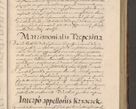 Zdjęcie nr 169 dla obiektu archiwalnego: Illustrissimo et Reverendissimo in Christo Patre Domino Domino Petro Tylicki Dei et Apostolice Sedis Gratia Episcopo Cracoviensis Duce Severiensis Acta actorum causarum sententiarum tam interloquutoriarum quam definitivarum decretorum obligationum, quietationum, recognitionum, constitutionum procuratorum etc. etc. coram Admodum Reverendo Domino Thoma Oborski I. V. Doctore Canonico Vicario in Spiritualibus et Officiali generali Cracoviensis in anno Domini Millesimo Sexcentessimo Decimoquarto Cuius Indictio duodecima Pontificus SS. D. N. D. Pauli Divina providentia Papae quinti Anno decimo foeliciter incipiunt