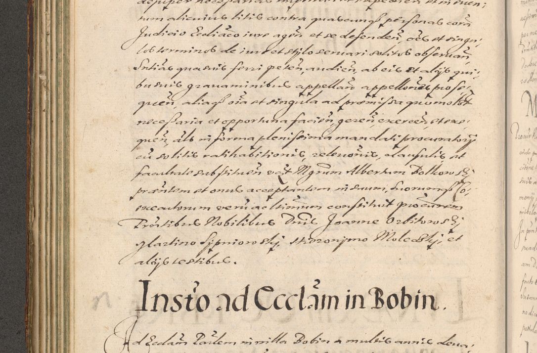 Zdjęcie nr 168 dla obiektu archiwalnego: Illustrissimo et Reverendissimo in Christo Patre Domino Domino Petro Tylicki Dei et Apostolice Sedis Gratia Episcopo Cracoviensis Duce Severiensis Acta actorum causarum sententiarum tam interloquutoriarum quam definitivarum decretorum obligationum, quietationum, recognitionum, constitutionum procuratorum etc. etc. coram Admodum Reverendo Domino Thoma Oborski I. V. Doctore Canonico Vicario in Spiritualibus et Officiali generali Cracoviensis in anno Domini Millesimo Sexcentessimo Decimoquarto Cuius Indictio duodecima Pontificus SS. D. N. D. Pauli Divina providentia Papae quinti Anno decimo foeliciter incipiunt