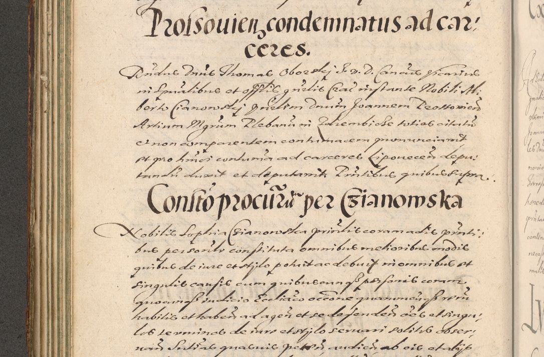 Zdjęcie nr 166 dla obiektu archiwalnego: Illustrissimo et Reverendissimo in Christo Patre Domino Domino Petro Tylicki Dei et Apostolice Sedis Gratia Episcopo Cracoviensis Duce Severiensis Acta actorum causarum sententiarum tam interloquutoriarum quam definitivarum decretorum obligationum, quietationum, recognitionum, constitutionum procuratorum etc. etc. coram Admodum Reverendo Domino Thoma Oborski I. V. Doctore Canonico Vicario in Spiritualibus et Officiali generali Cracoviensis in anno Domini Millesimo Sexcentessimo Decimoquarto Cuius Indictio duodecima Pontificus SS. D. N. D. Pauli Divina providentia Papae quinti Anno decimo foeliciter incipiunt