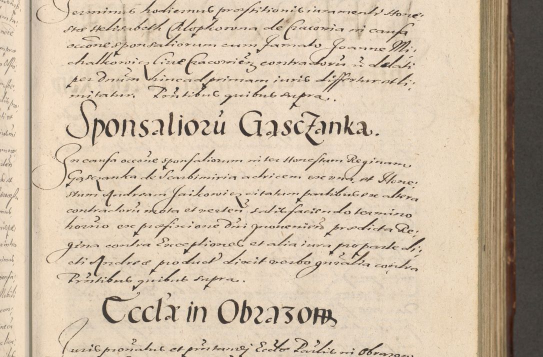 Zdjęcie nr 161 dla obiektu archiwalnego: Illustrissimo et Reverendissimo in Christo Patre Domino Domino Petro Tylicki Dei et Apostolice Sedis Gratia Episcopo Cracoviensis Duce Severiensis Acta actorum causarum sententiarum tam interloquutoriarum quam definitivarum decretorum obligationum, quietationum, recognitionum, constitutionum procuratorum etc. etc. coram Admodum Reverendo Domino Thoma Oborski I. V. Doctore Canonico Vicario in Spiritualibus et Officiali generali Cracoviensis in anno Domini Millesimo Sexcentessimo Decimoquarto Cuius Indictio duodecima Pontificus SS. D. N. D. Pauli Divina providentia Papae quinti Anno decimo foeliciter incipiunt