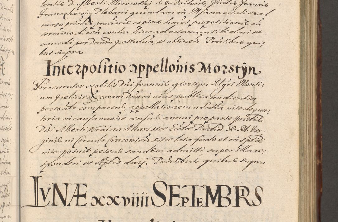 Zdjęcie nr 151 dla obiektu archiwalnego: Illustrissimo et Reverendissimo in Christo Patre Domino Domino Petro Tylicki Dei et Apostolice Sedis Gratia Episcopo Cracoviensis Duce Severiensis Acta actorum causarum sententiarum tam interloquutoriarum quam definitivarum decretorum obligationum, quietationum, recognitionum, constitutionum procuratorum etc. etc. coram Admodum Reverendo Domino Thoma Oborski I. V. Doctore Canonico Vicario in Spiritualibus et Officiali generali Cracoviensis in anno Domini Millesimo Sexcentessimo Decimoquarto Cuius Indictio duodecima Pontificus SS. D. N. D. Pauli Divina providentia Papae quinti Anno decimo foeliciter incipiunt