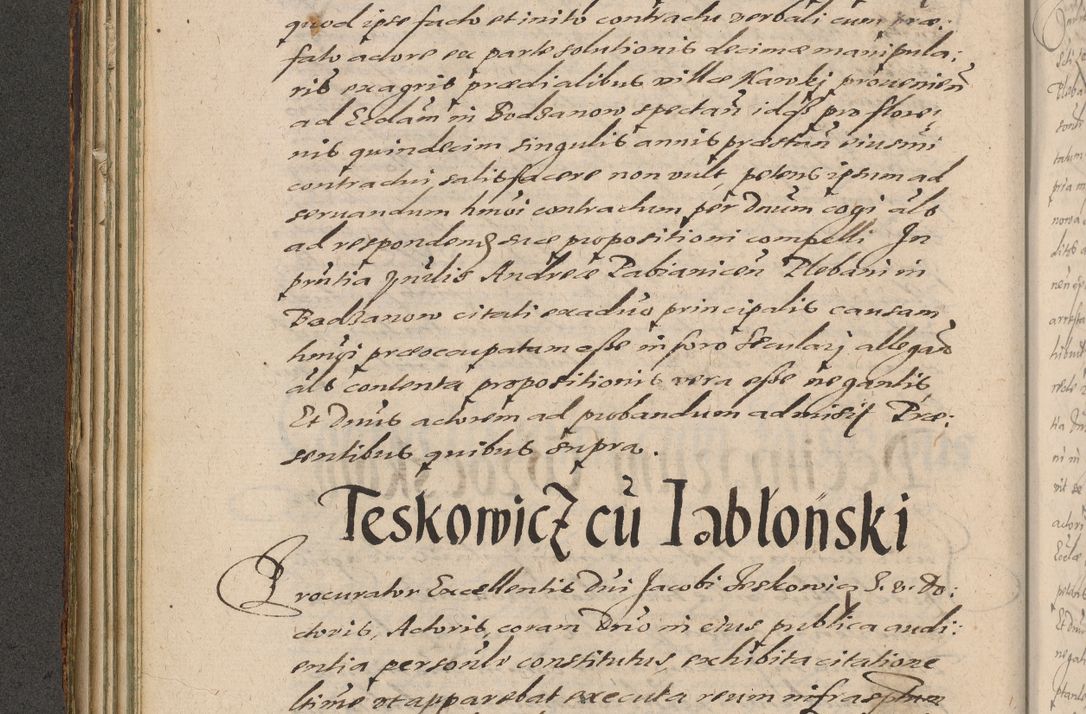 Zdjęcie nr 142 dla obiektu archiwalnego: Illustrissimo et Reverendissimo in Christo Patre Domino Domino Petro Tylicki Dei et Apostolice Sedis Gratia Episcopo Cracoviensis Duce Severiensis Acta actorum causarum sententiarum tam interloquutoriarum quam definitivarum decretorum obligationum, quietationum, recognitionum, constitutionum procuratorum etc. etc. coram Admodum Reverendo Domino Thoma Oborski I. V. Doctore Canonico Vicario in Spiritualibus et Officiali generali Cracoviensis in anno Domini Millesimo Sexcentessimo Decimoquarto Cuius Indictio duodecima Pontificus SS. D. N. D. Pauli Divina providentia Papae quinti Anno decimo foeliciter incipiunt