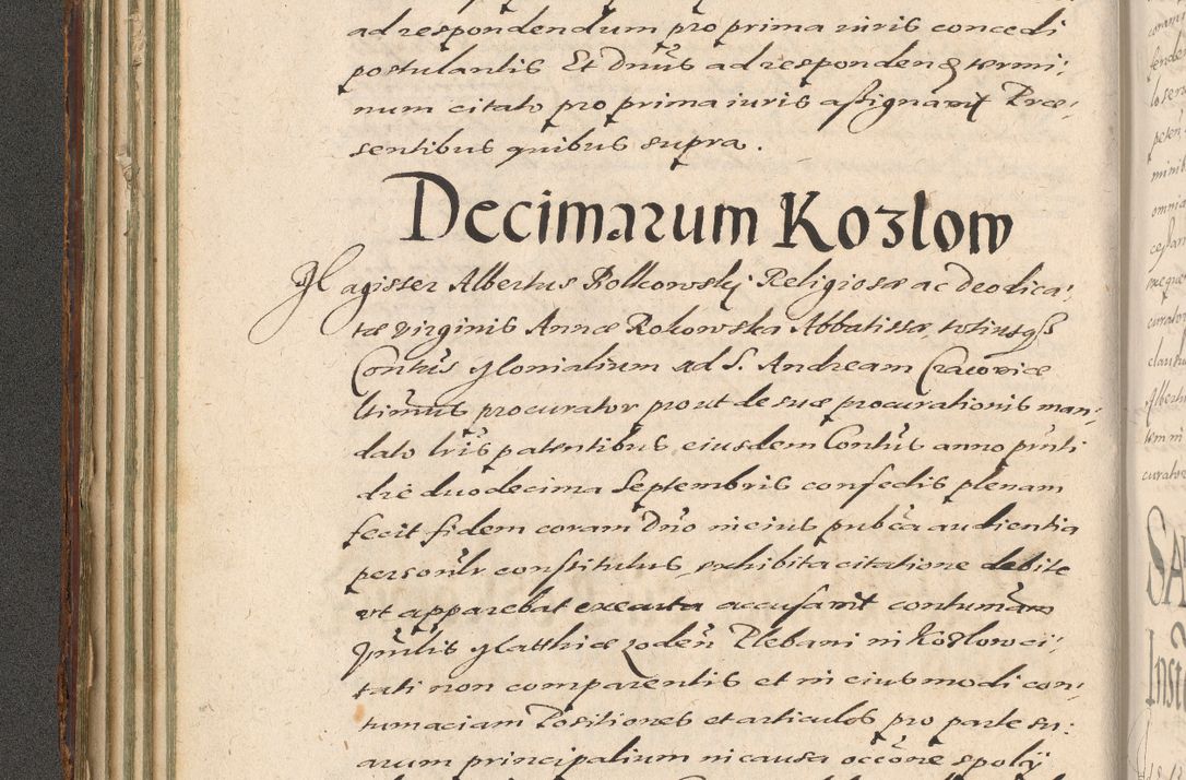 Zdjęcie nr 132 dla obiektu archiwalnego: Illustrissimo et Reverendissimo in Christo Patre Domino Domino Petro Tylicki Dei et Apostolice Sedis Gratia Episcopo Cracoviensis Duce Severiensis Acta actorum causarum sententiarum tam interloquutoriarum quam definitivarum decretorum obligationum, quietationum, recognitionum, constitutionum procuratorum etc. etc. coram Admodum Reverendo Domino Thoma Oborski I. V. Doctore Canonico Vicario in Spiritualibus et Officiali generali Cracoviensis in anno Domini Millesimo Sexcentessimo Decimoquarto Cuius Indictio duodecima Pontificus SS. D. N. D. Pauli Divina providentia Papae quinti Anno decimo foeliciter incipiunt