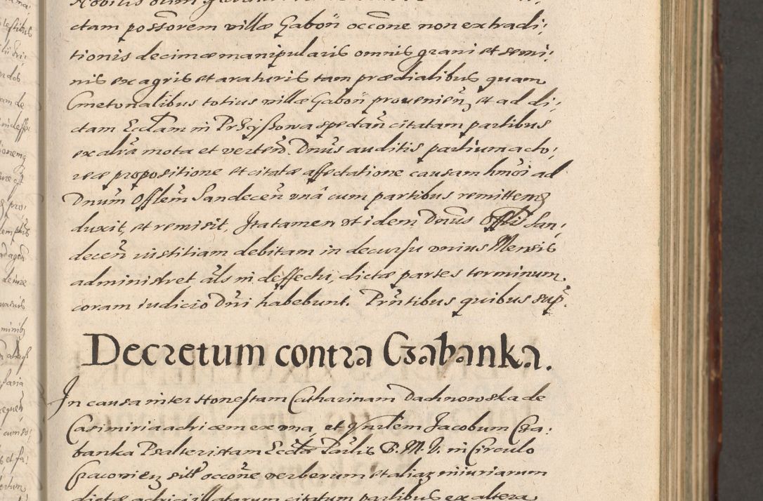 Zdjęcie nr 129 dla obiektu archiwalnego: Illustrissimo et Reverendissimo in Christo Patre Domino Domino Petro Tylicki Dei et Apostolice Sedis Gratia Episcopo Cracoviensis Duce Severiensis Acta actorum causarum sententiarum tam interloquutoriarum quam definitivarum decretorum obligationum, quietationum, recognitionum, constitutionum procuratorum etc. etc. coram Admodum Reverendo Domino Thoma Oborski I. V. Doctore Canonico Vicario in Spiritualibus et Officiali generali Cracoviensis in anno Domini Millesimo Sexcentessimo Decimoquarto Cuius Indictio duodecima Pontificus SS. D. N. D. Pauli Divina providentia Papae quinti Anno decimo foeliciter incipiunt