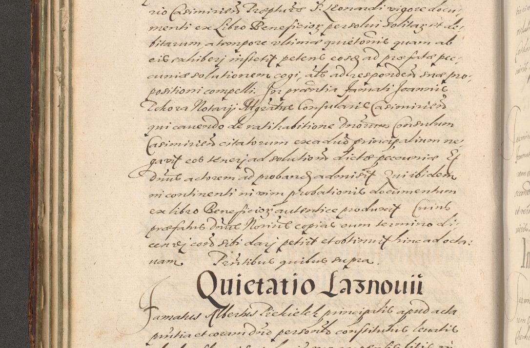Zdjęcie nr 114 dla obiektu archiwalnego: Illustrissimo et Reverendissimo in Christo Patre Domino Domino Petro Tylicki Dei et Apostolice Sedis Gratia Episcopo Cracoviensis Duce Severiensis Acta actorum causarum sententiarum tam interloquutoriarum quam definitivarum decretorum obligationum, quietationum, recognitionum, constitutionum procuratorum etc. etc. coram Admodum Reverendo Domino Thoma Oborski I. V. Doctore Canonico Vicario in Spiritualibus et Officiali generali Cracoviensis in anno Domini Millesimo Sexcentessimo Decimoquarto Cuius Indictio duodecima Pontificus SS. D. N. D. Pauli Divina providentia Papae quinti Anno decimo foeliciter incipiunt