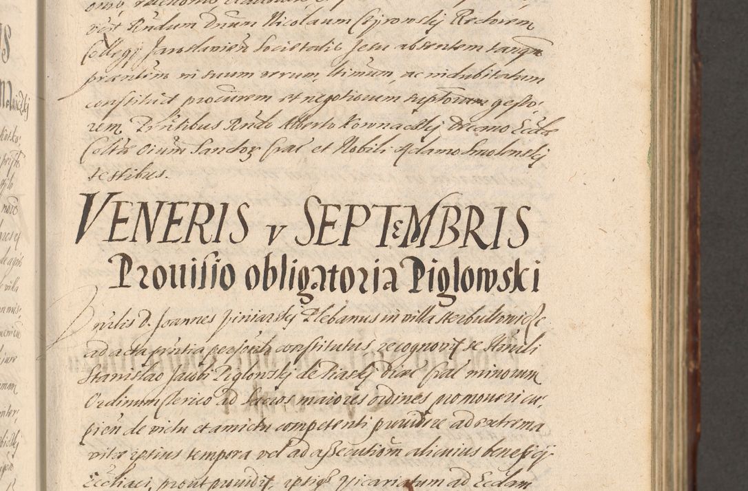 Zdjęcie nr 111 dla obiektu archiwalnego: Illustrissimo et Reverendissimo in Christo Patre Domino Domino Petro Tylicki Dei et Apostolice Sedis Gratia Episcopo Cracoviensis Duce Severiensis Acta actorum causarum sententiarum tam interloquutoriarum quam definitivarum decretorum obligationum, quietationum, recognitionum, constitutionum procuratorum etc. etc. coram Admodum Reverendo Domino Thoma Oborski I. V. Doctore Canonico Vicario in Spiritualibus et Officiali generali Cracoviensis in anno Domini Millesimo Sexcentessimo Decimoquarto Cuius Indictio duodecima Pontificus SS. D. N. D. Pauli Divina providentia Papae quinti Anno decimo foeliciter incipiunt