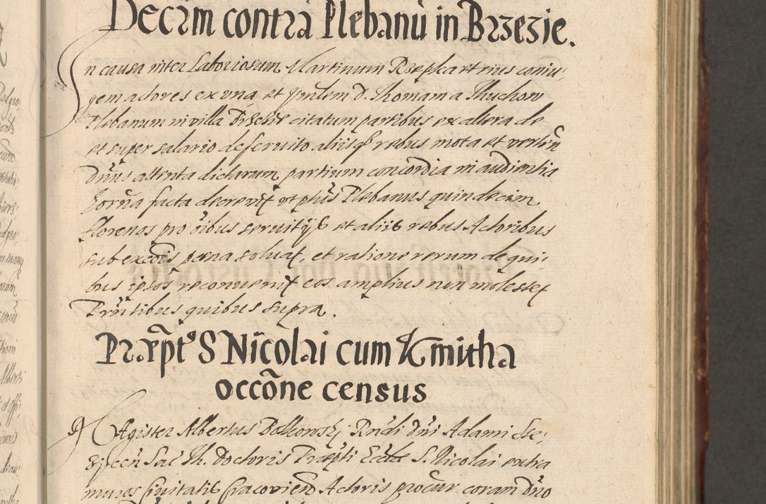 Zdjęcie nr 97 dla obiektu archiwalnego: Illustrissimo et Reverendissimo in Christo Patre Domino Domino Petro Tylicki Dei et Apostolice Sedis Gratia Episcopo Cracoviensis Duce Severiensis Acta actorum causarum sententiarum tam interloquutoriarum quam definitivarum decretorum obligationum, quietationum, recognitionum, constitutionum procuratorum etc. etc. coram Admodum Reverendo Domino Thoma Oborski I. V. Doctore Canonico Vicario in Spiritualibus et Officiali generali Cracoviensis in anno Domini Millesimo Sexcentessimo Decimoquarto Cuius Indictio duodecima Pontificus SS. D. N. D. Pauli Divina providentia Papae quinti Anno decimo foeliciter incipiunt