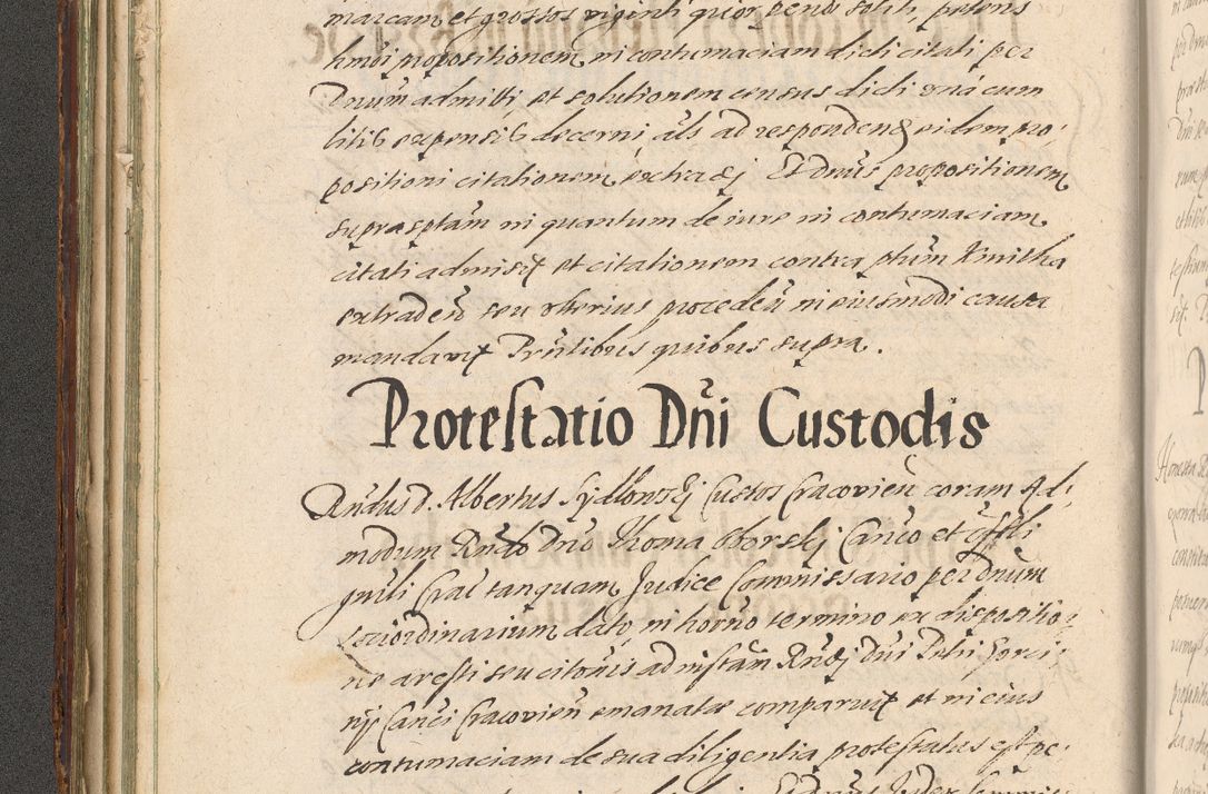 Zdjęcie nr 98 dla obiektu archiwalnego: Illustrissimo et Reverendissimo in Christo Patre Domino Domino Petro Tylicki Dei et Apostolice Sedis Gratia Episcopo Cracoviensis Duce Severiensis Acta actorum causarum sententiarum tam interloquutoriarum quam definitivarum decretorum obligationum, quietationum, recognitionum, constitutionum procuratorum etc. etc. coram Admodum Reverendo Domino Thoma Oborski I. V. Doctore Canonico Vicario in Spiritualibus et Officiali generali Cracoviensis in anno Domini Millesimo Sexcentessimo Decimoquarto Cuius Indictio duodecima Pontificus SS. D. N. D. Pauli Divina providentia Papae quinti Anno decimo foeliciter incipiunt