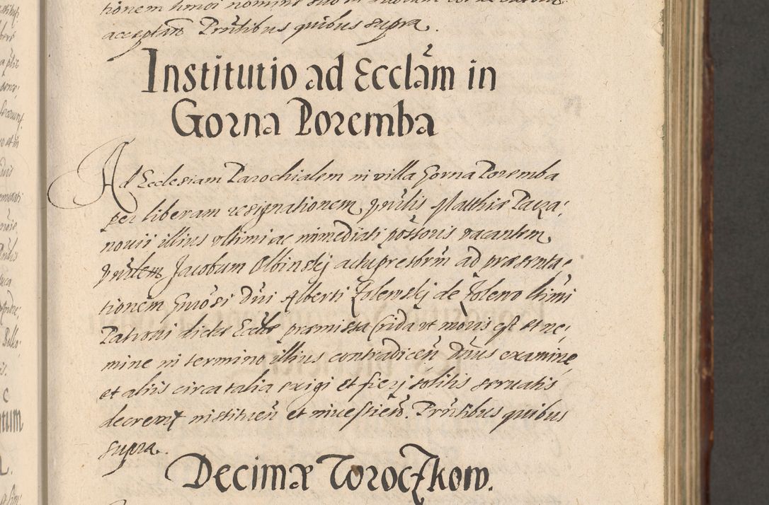 Zdjęcie nr 91 dla obiektu archiwalnego: Illustrissimo et Reverendissimo in Christo Patre Domino Domino Petro Tylicki Dei et Apostolice Sedis Gratia Episcopo Cracoviensis Duce Severiensis Acta actorum causarum sententiarum tam interloquutoriarum quam definitivarum decretorum obligationum, quietationum, recognitionum, constitutionum procuratorum etc. etc. coram Admodum Reverendo Domino Thoma Oborski I. V. Doctore Canonico Vicario in Spiritualibus et Officiali generali Cracoviensis in anno Domini Millesimo Sexcentessimo Decimoquarto Cuius Indictio duodecima Pontificus SS. D. N. D. Pauli Divina providentia Papae quinti Anno decimo foeliciter incipiunt
