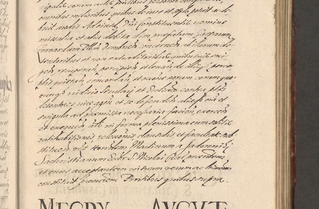 Zdjęcie nr 89 dla obiektu archiwalnego: Illustrissimo et Reverendissimo in Christo Patre Domino Domino Petro Tylicki Dei et Apostolice Sedis Gratia Episcopo Cracoviensis Duce Severiensis Acta actorum causarum sententiarum tam interloquutoriarum quam definitivarum decretorum obligationum, quietationum, recognitionum, constitutionum procuratorum etc. etc. coram Admodum Reverendo Domino Thoma Oborski I. V. Doctore Canonico Vicario in Spiritualibus et Officiali generali Cracoviensis in anno Domini Millesimo Sexcentessimo Decimoquarto Cuius Indictio duodecima Pontificus SS. D. N. D. Pauli Divina providentia Papae quinti Anno decimo foeliciter incipiunt