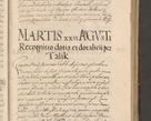 Zdjęcie nr 87 dla obiektu archiwalnego: Illustrissimo et Reverendissimo in Christo Patre Domino Domino Petro Tylicki Dei et Apostolice Sedis Gratia Episcopo Cracoviensis Duce Severiensis Acta actorum causarum sententiarum tam interloquutoriarum quam definitivarum decretorum obligationum, quietationum, recognitionum, constitutionum procuratorum etc. etc. coram Admodum Reverendo Domino Thoma Oborski I. V. Doctore Canonico Vicario in Spiritualibus et Officiali generali Cracoviensis in anno Domini Millesimo Sexcentessimo Decimoquarto Cuius Indictio duodecima Pontificus SS. D. N. D. Pauli Divina providentia Papae quinti Anno decimo foeliciter incipiunt