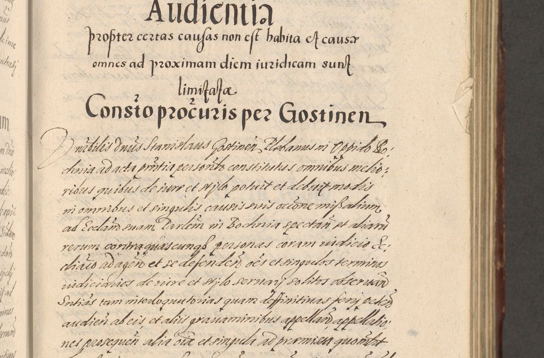 Zdjęcie nr 81 dla obiektu archiwalnego: Illustrissimo et Reverendissimo in Christo Patre Domino Domino Petro Tylicki Dei et Apostolice Sedis Gratia Episcopo Cracoviensis Duce Severiensis Acta actorum causarum sententiarum tam interloquutoriarum quam definitivarum decretorum obligationum, quietationum, recognitionum, constitutionum procuratorum etc. etc. coram Admodum Reverendo Domino Thoma Oborski I. V. Doctore Canonico Vicario in Spiritualibus et Officiali generali Cracoviensis in anno Domini Millesimo Sexcentessimo Decimoquarto Cuius Indictio duodecima Pontificus SS. D. N. D. Pauli Divina providentia Papae quinti Anno decimo foeliciter incipiunt