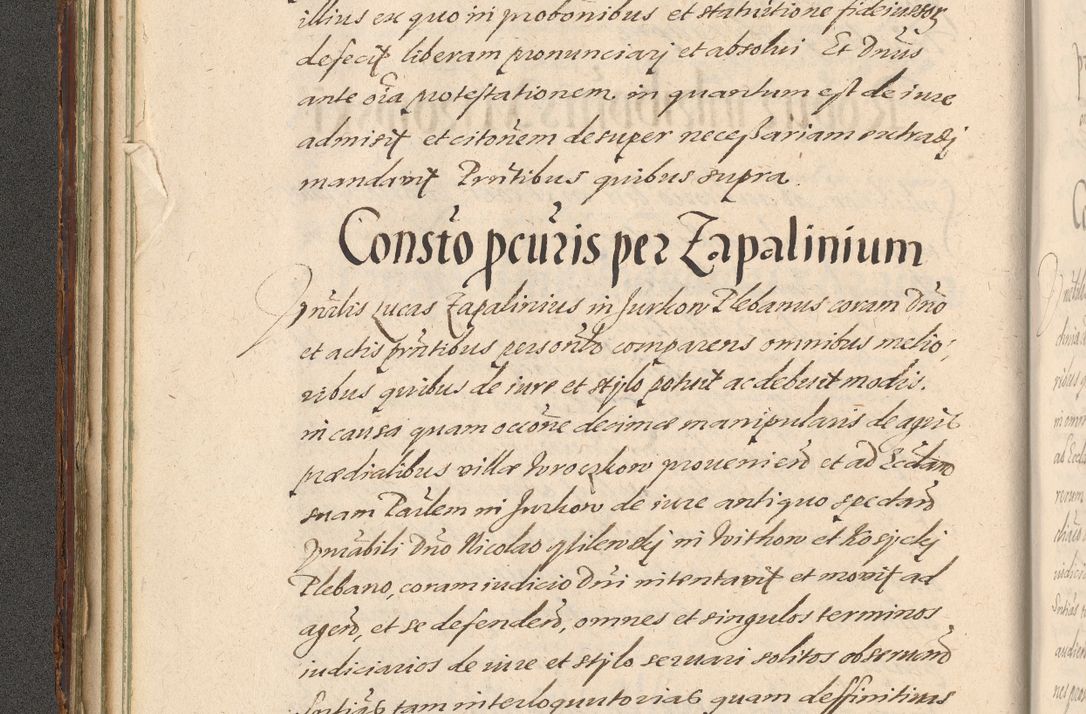 Zdjęcie nr 80 dla obiektu archiwalnego: Illustrissimo et Reverendissimo in Christo Patre Domino Domino Petro Tylicki Dei et Apostolice Sedis Gratia Episcopo Cracoviensis Duce Severiensis Acta actorum causarum sententiarum tam interloquutoriarum quam definitivarum decretorum obligationum, quietationum, recognitionum, constitutionum procuratorum etc. etc. coram Admodum Reverendo Domino Thoma Oborski I. V. Doctore Canonico Vicario in Spiritualibus et Officiali generali Cracoviensis in anno Domini Millesimo Sexcentessimo Decimoquarto Cuius Indictio duodecima Pontificus SS. D. N. D. Pauli Divina providentia Papae quinti Anno decimo foeliciter incipiunt