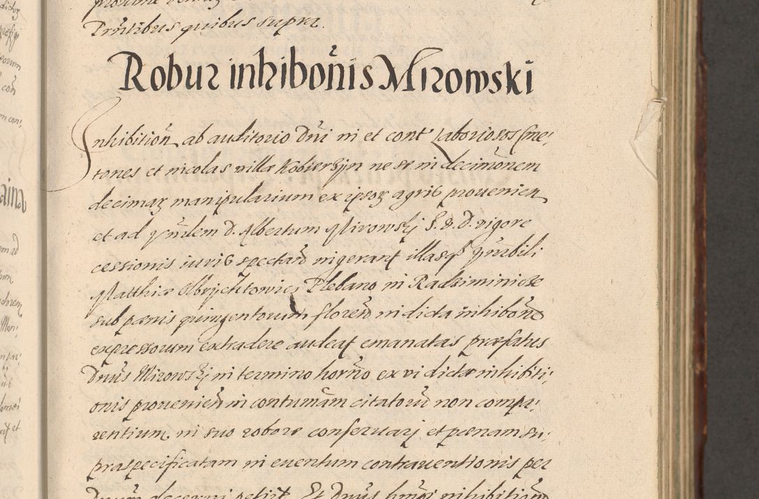 Zdjęcie nr 79 dla obiektu archiwalnego: Illustrissimo et Reverendissimo in Christo Patre Domino Domino Petro Tylicki Dei et Apostolice Sedis Gratia Episcopo Cracoviensis Duce Severiensis Acta actorum causarum sententiarum tam interloquutoriarum quam definitivarum decretorum obligationum, quietationum, recognitionum, constitutionum procuratorum etc. etc. coram Admodum Reverendo Domino Thoma Oborski I. V. Doctore Canonico Vicario in Spiritualibus et Officiali generali Cracoviensis in anno Domini Millesimo Sexcentessimo Decimoquarto Cuius Indictio duodecima Pontificus SS. D. N. D. Pauli Divina providentia Papae quinti Anno decimo foeliciter incipiunt