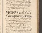 Zdjęcie nr 61 dla obiektu archiwalnego: Illustrissimo et Reverendissimo in Christo Patre Domino Domino Petro Tylicki Dei et Apostolice Sedis Gratia Episcopo Cracoviensis Duce Severiensis Acta actorum causarum sententiarum tam interloquutoriarum quam definitivarum decretorum obligationum, quietationum, recognitionum, constitutionum procuratorum etc. etc. coram Admodum Reverendo Domino Thoma Oborski I. V. Doctore Canonico Vicario in Spiritualibus et Officiali generali Cracoviensis in anno Domini Millesimo Sexcentessimo Decimoquarto Cuius Indictio duodecima Pontificus SS. D. N. D. Pauli Divina providentia Papae quinti Anno decimo foeliciter incipiunt