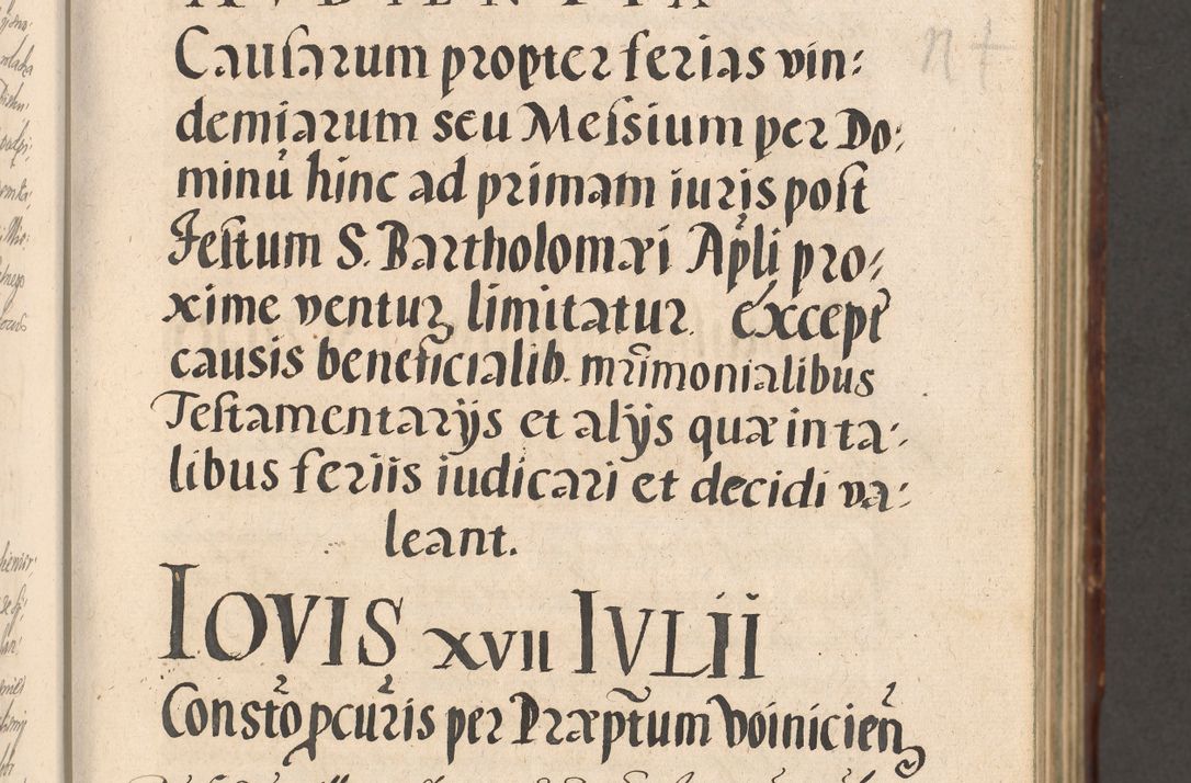 Zdjęcie nr 51 dla obiektu archiwalnego: Illustrissimo et Reverendissimo in Christo Patre Domino Domino Petro Tylicki Dei et Apostolice Sedis Gratia Episcopo Cracoviensis Duce Severiensis Acta actorum causarum sententiarum tam interloquutoriarum quam definitivarum decretorum obligationum, quietationum, recognitionum, constitutionum procuratorum etc. etc. coram Admodum Reverendo Domino Thoma Oborski I. V. Doctore Canonico Vicario in Spiritualibus et Officiali generali Cracoviensis in anno Domini Millesimo Sexcentessimo Decimoquarto Cuius Indictio duodecima Pontificus SS. D. N. D. Pauli Divina providentia Papae quinti Anno decimo foeliciter incipiunt