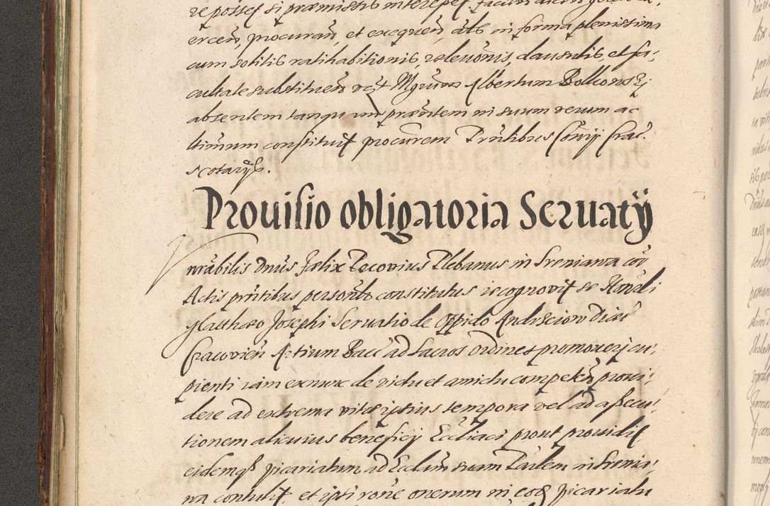 Zdjęcie nr 52 dla obiektu archiwalnego: Illustrissimo et Reverendissimo in Christo Patre Domino Domino Petro Tylicki Dei et Apostolice Sedis Gratia Episcopo Cracoviensis Duce Severiensis Acta actorum causarum sententiarum tam interloquutoriarum quam definitivarum decretorum obligationum, quietationum, recognitionum, constitutionum procuratorum etc. etc. coram Admodum Reverendo Domino Thoma Oborski I. V. Doctore Canonico Vicario in Spiritualibus et Officiali generali Cracoviensis in anno Domini Millesimo Sexcentessimo Decimoquarto Cuius Indictio duodecima Pontificus SS. D. N. D. Pauli Divina providentia Papae quinti Anno decimo foeliciter incipiunt